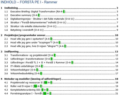 - Mosgaard Consulting - Indhold Forsta I - D-rejse Forstå Projektejer I